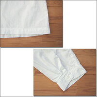 D.M.GドミンゴDMG16-534X31-8バックオープンシャツプルオーバーブロードシャンブレーホワイト白MadeinJAPAN日本製