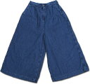 D.M.G ドミンゴ DMG 13-850E 28-8 ロングキュロットパンツ デニム イージー タック ガウチョパンツ ワイドパンツ Made in JAPAN 日本製 10P03Dec16