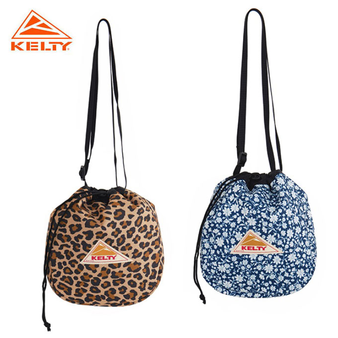 乐天商城 - メール便 KELTY ケルティ DP KINCHAKU SHOULDER BAG DPキンチャク ショルダー Leopard Flower 巾着 ショルダーバッグ 32592431