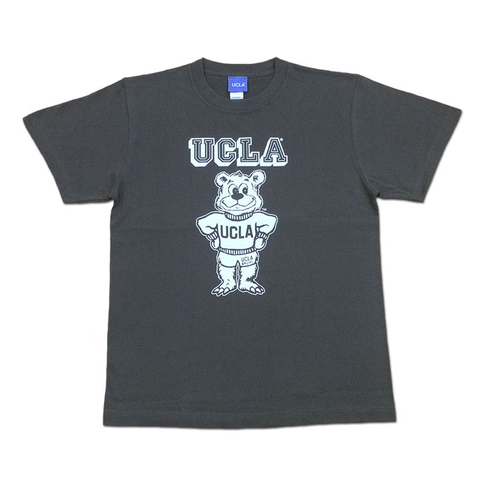 メール便 UCLA TEE Hブラック University of California, Los Angeles カレッジT Tシャツ カットソー 半袖 UCAG-098