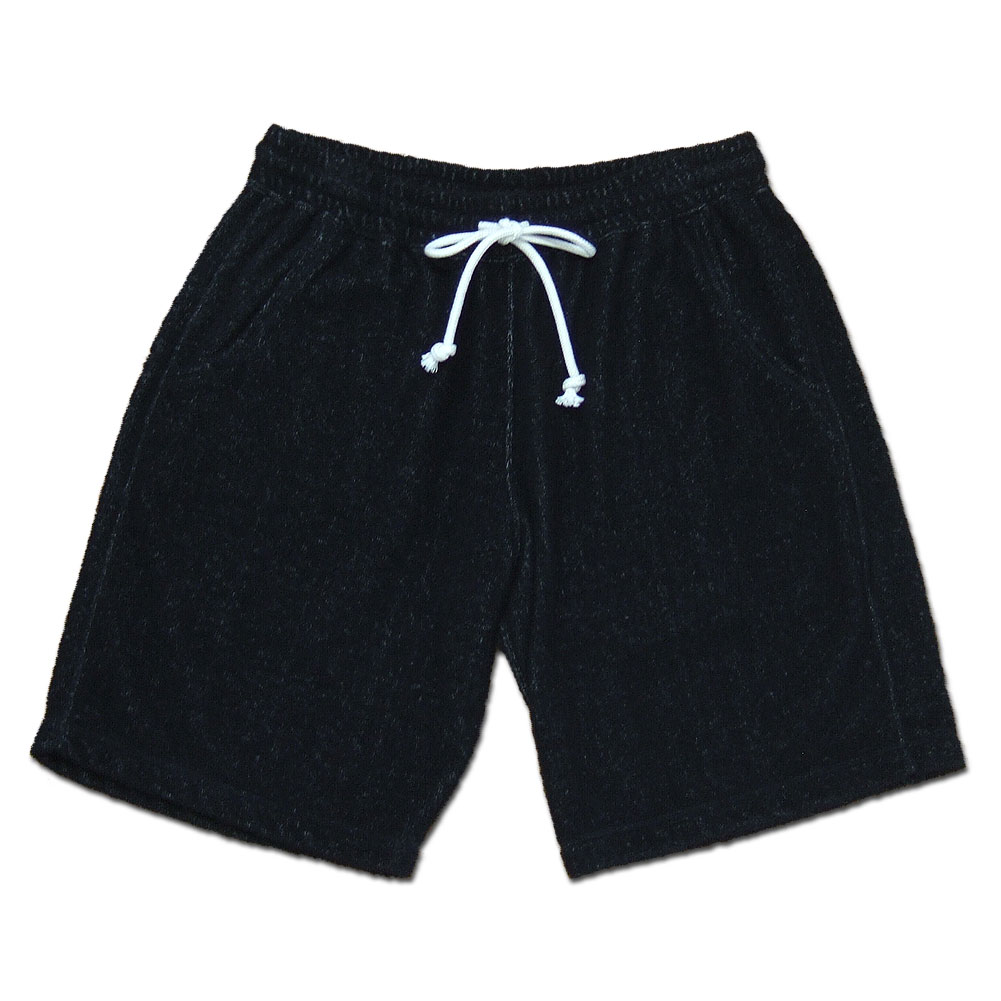 Good On グッドオン DOUBLE PILE EZ SHORTS ダブルパイルイージーショートパンツ ショーツ BLACK USACOTTON MadeinJAPAN 日本製 GOPT1405