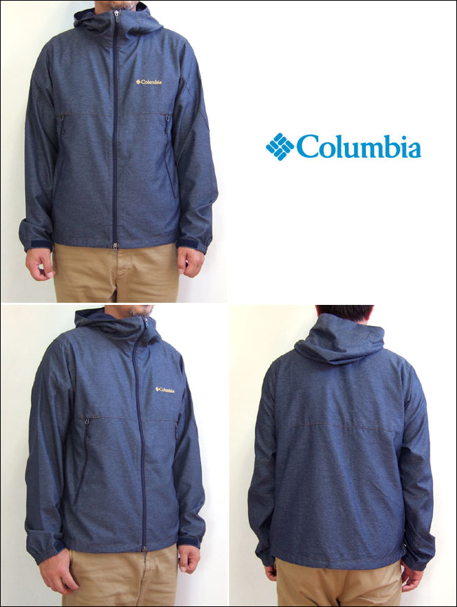 Columbia コロンビア フロックスジャケット FROCKS JACKET Navy Heather アウトドア オムニシールド 防汚 撥水 DWR加工