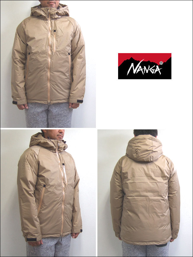 NANGA ナンガ オーロラダウンジャケットAURORA DOWN JACKET 2019 ベージュ オーロラテックス ヨーロピアンダックダウン 登山 アウトドア 防水 MadeinJAPAN 日本製 滋賀