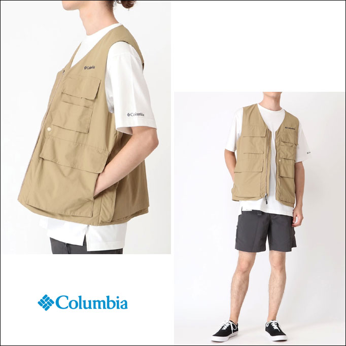 Columbia コロンビア ヴィドラ lll ベスト VIDORA lll VEST 多機能ポケット アウトドア ハンティング オムニシールド 防水 PM0377 2