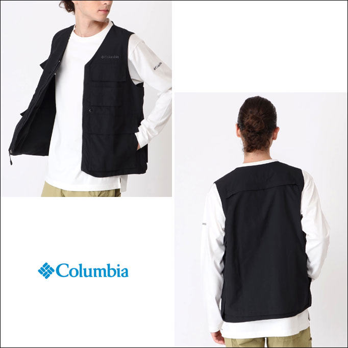 Columbia コロンビア ヴィドラ lll ベスト VIDORA lll VEST 多機能ポケット アウトドア ハンティング オムニシールド 防水 PM0377 3