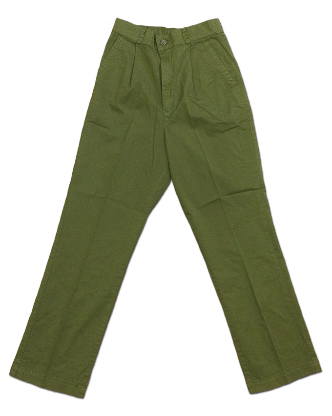 D.M.G 14-226T 48-2 タイディパンツ オリーブ ツイルストレッチ TIDY PANTS ドミンゴ DMG MadeinJAPAN 倉敷 児島 日本製