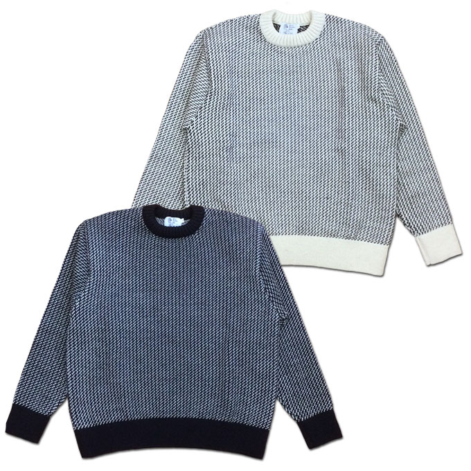 Kerry Woollen Mills ケリーウーレンミルズ Birds Eye Crew Neck Sweater Relax バーズアイクルーネックセーター アイルランド製 MadeinIreland 男女兼用 ユニセックス KW-0049