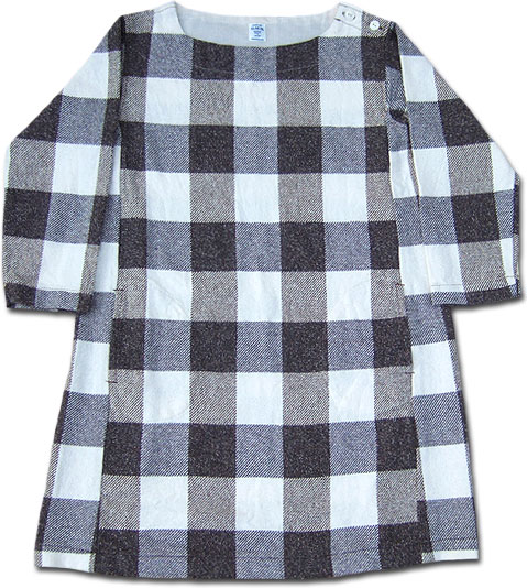 D.M.G ドミンゴ DMG 16-283T(29) プルオーバーワンピース チェック ブロックチェ ...