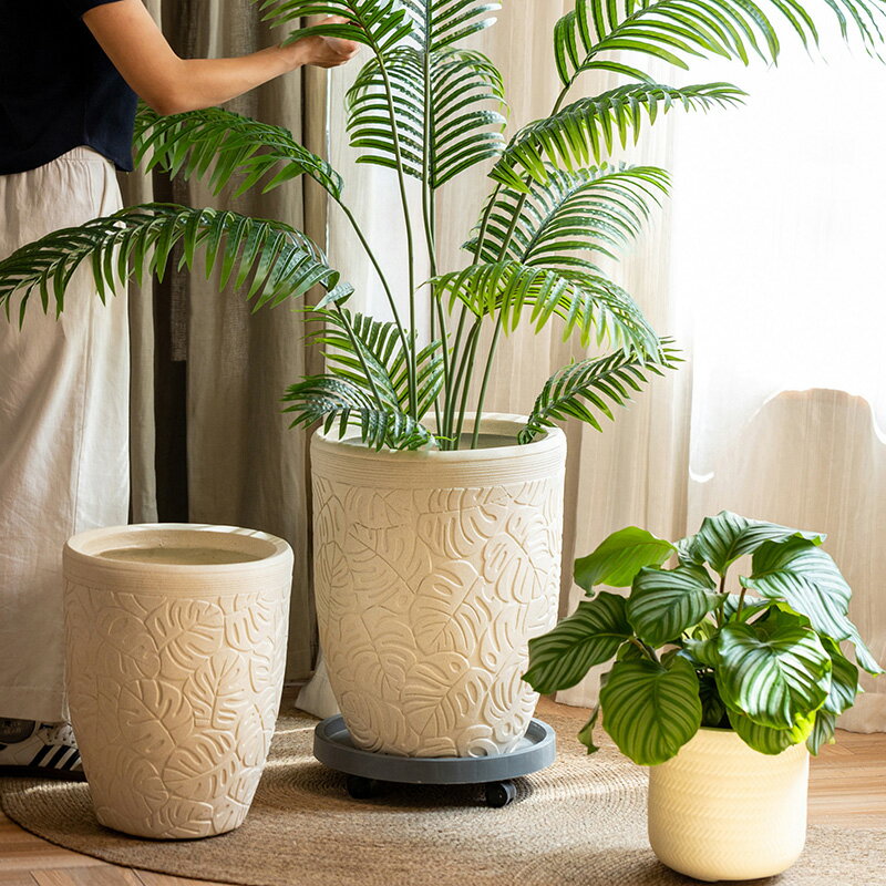 【送料無料】 植木鉢 北欧風 プランター 観葉植物用 大型 方形 口径27.5/34cm 9 11...