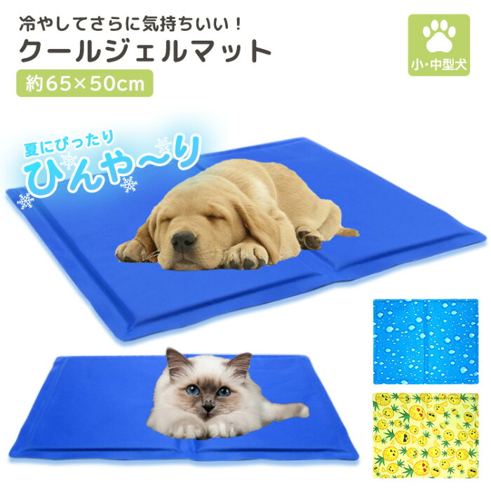 冷感 ジェルマット 65×50cm ペット用 小型犬 中型犬 ひんやり 気持ちいい 暑さ対策 熱中症対策 保冷材 冷たい 夏用 防水 ケージマット ペット用品 耐久性 傷に強い 寝床 お出かけ 分割 折りたたみ 旅行 夏用マット ペットマット ひんやりマット 多用途 冷やせる 快適