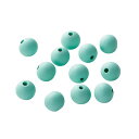 パステルウッドビーズ(1袋12コ入) ミント a-16943-051m 造花アーティフィシャル【ascaアスカ】
