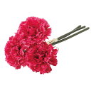 【造花 アーティフィシャルフラワー】カーネーションバンチ(1束3本) ロ−ズクオ−ツ a-33160-025 【ascaアスカ】