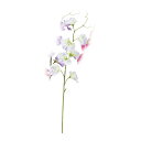 【造花 アーティフィシャルフラワー】スイトピー×7 ホワイトライラック a-34346-017w 【ascaアスカ】
