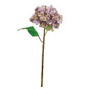 【造花 アーティフィシャルフラワー】ハイドランジア パープルイエロー a-34568-007y 【ascaアスカ】