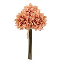 【造花 アーティフィシャルフラワー】ダリアバンチ(1束3本) ラスト a-34726-038 【ascaアスカ】