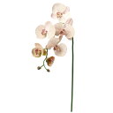 【造花 アーティフィシャルフラワー】コチョウラン×5 つぼみ×3 ソフトピンク a-34879-003s 【ascaアスカ】