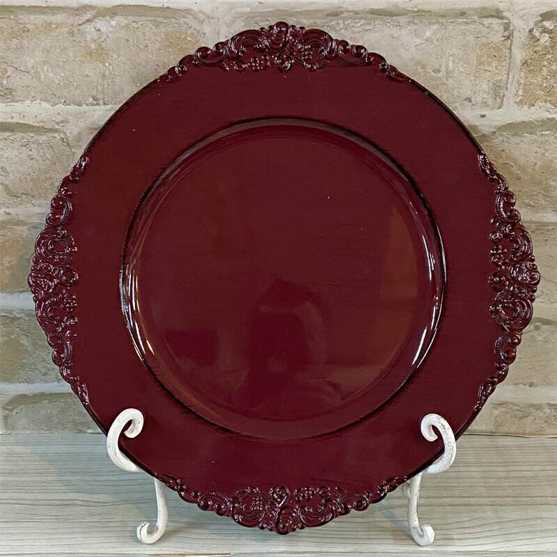 プラスチック製のお皿エチュード　ワイン