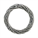ウィローリース グレー40cm グレー ka305012-00g リース【東京堂】