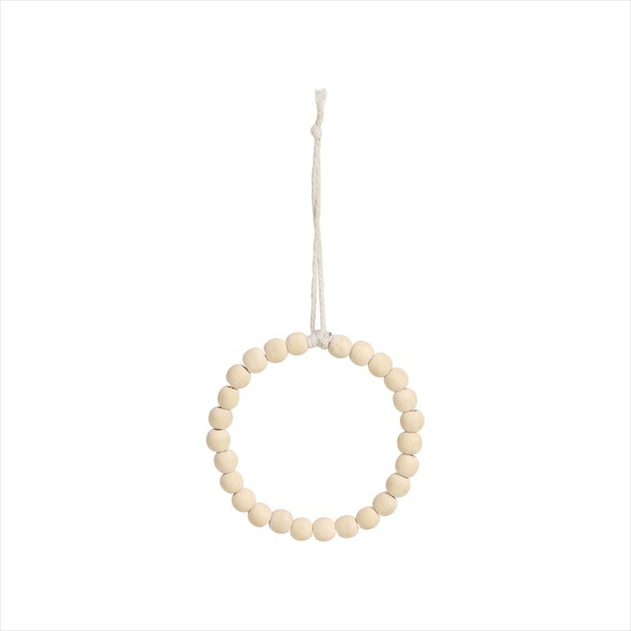 ウッドビーズリース10　 ka781004-zzz リース【東京堂】