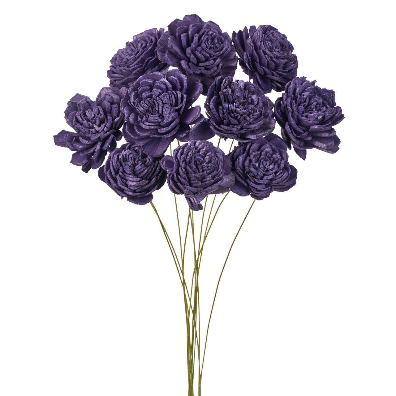 【ナチュラル素材　ハンドメイドフラワー】　ソーラーローズ・小　プルーン fd032081-315 0【東京堂】