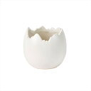 【花器 ベース 花器(陶器)】 タマゴポット S #1 WHITE cx000154-001 陶器【東京堂】