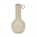 【花器 ベース 花器(その他素材)】 シュクレ アン #13 MATT BEIGE cx002001-013 ブラス 金属【東京堂】
