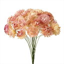 【ドライフラワー ナチュラル素材 フラワー(ドライ)】 麦ワラ菊ワイヤー付 ソフトピンク fd003021-046 ナチュラル【東京堂】