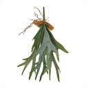 【アーティフィシャルフラワー 造花 グリーン リーフ 多肉植物】 コウモリランM GREEN fg001990-zzz シダ ファーン【東京堂】