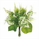 【アーティフィシャルフラワー 造花 グリーン リーフ 多肉植物】 フレッシュグリーンブーケ #23 LT.GR fg007764-023 ベゴニアリーフ【東京堂】