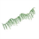 【アーティフィシャルフラワー 造花 グリーン リーフ 多肉植物】 エデンスマイラックスガーランド GREEN fg304902-zzz ミニリーフ【東京堂】