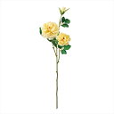 【アーティフィシャルフラワー 造花 フラワー(アーティフィシャル)】 ダマスクスプレーローズ #4 YELLOW fm000379-004 ローズ ばら【東京堂】