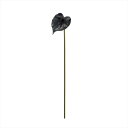 【アーティフィシャルフラワー 造花 フラワー(アーティフィシャル)】 スプレンダアンスリウム S #20 BLACK fm006172-020 アンスリウム【東...
