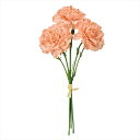 【アーティフィシャルフラワー 造花 フラワー(アーティフィシャル)】 ルイカーネーションピック #6  PEACH fm002568-006 カーネーション【東...
