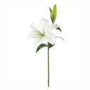 【アーティフィシャルフラワー 造花 フラワー(アーティフィシャル)】 クイーンカサブランカ #1 WHITE fm003001-001 ゆり カサブランカ リ...