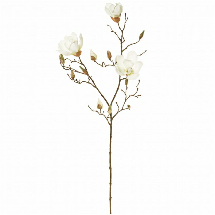 【アーティフィシャルフラワー　造花　フラワー（アーティフィシャル）】　マグノリアセシリア　＃1　　CREAM fm003340-001 マグノリア　木蓮【東京堂】のサムネイル