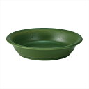 【花器 ベース 花器(プラスチック)】 パオ受皿5号 #24 グリーン gs008915-024 プラスチック 樹脂【東京堂】