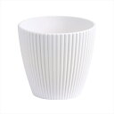 【花器 ベース 花器(プラスチック)】 エールAile メラミンポットM ホワイト ホワイト ka153005-00w プラスチック 樹脂【東京堂】
