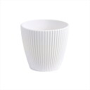 【花器 ベース 花器(プラスチック)】 エールAile メラミンポットS ホワイト ホワイト ka153006-00w プラスチック 樹脂【東京堂】