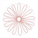【デコレーション 水引】 水引花菊飾り #2 白/ピンク mh000551-002 水引飾り【東京堂】