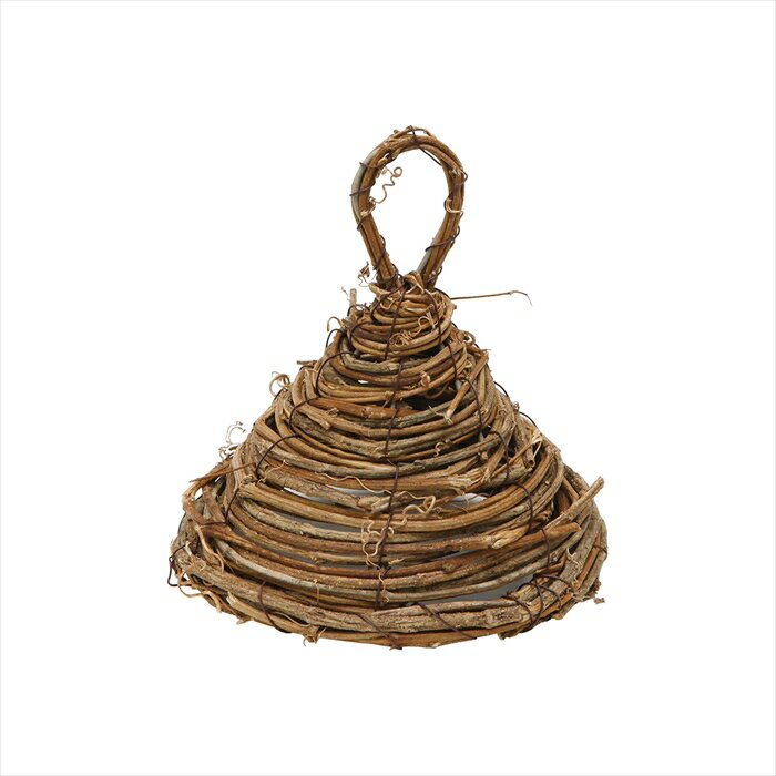 【花器　ベース　ナチュラル素材】　カーリーブーケ・小　 nd045556-zzz ナチュラルベース【東京堂】