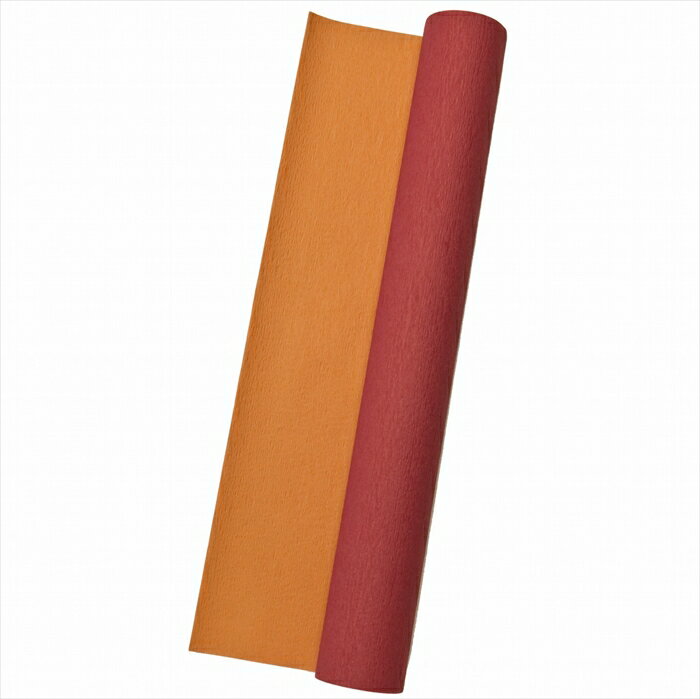 【リボン　ラッピング　包装資材　ラッピング】　ビスクレープ　7　レンガ／キャロット rt068570-007 ..