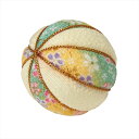 【デコレーション オーナメント 置物】 ちりめん花玉5cm #4 イエロー/花柄 ze000014-004 オールシーズン【東京堂】