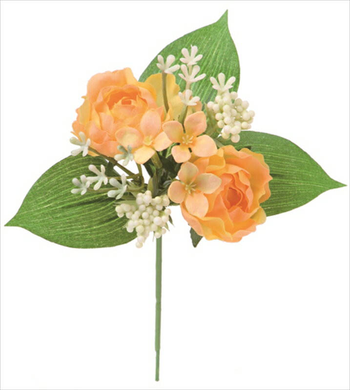 ローズ＆ブバルディアピック　PEACH 　viva-vt-2104-peach造花　アーティフィシャルフラワー【viva】