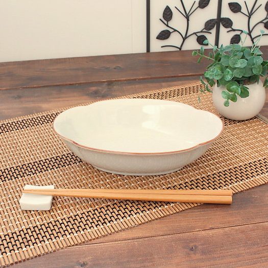 もっこう型サビ鉢(和食器 中鉢 煮物鉢 サラダ ボウル カレー ボウル サラダ 業務用 業務用食器 アウトレット 訳あり 多治見美濃焼 日本製)