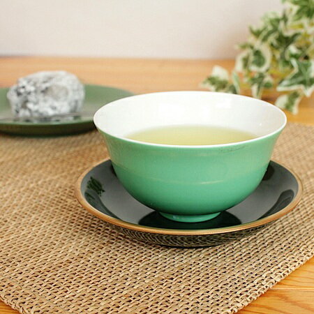 グリーン 煎茶(和食器 煎茶 湯呑み カップ 業務用食器 伏せ焼き 軽量 アウトレット 多治見美濃焼 日本製)
