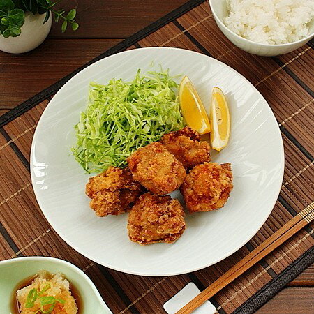 青磁 木目風プレート(洋食器 和食器 お皿 プレート 大皿 パスタプレート 業務用 業務用食器 アウトレット込み 訳あり 多治見美濃焼 日本製)