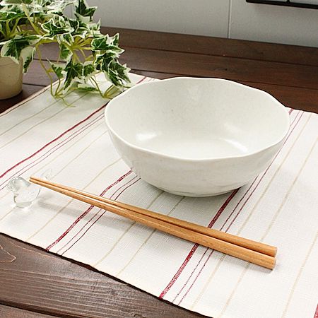 藁白マット釉ボウル(洋食器 和食器 鉢 中鉢 ボウル 煮物鉢 サラダボウル 業務用 業務用食器 白い食器 アウトレット 訳あり 多治見美濃焼 日本製)