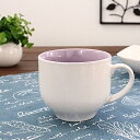 white×purpleカップ(洋食器 カップ マグカップ マグ コーヒー コーヒーカップ アウトレット 訳あり 業務用 業務用食器 カフェ風 カフェ食器 多治見美濃焼 日本製)