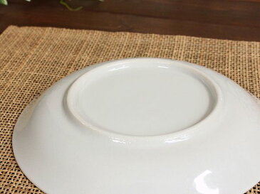 19cmシンプル丸プレート(洋食器 和食器 プレート お皿 大皿 盛皿 白い食器 業務用 業務用食器 アウトレット 訳あり 多治見美濃焼 日本製)