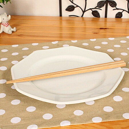 八角プレート(洋食器 お皿 プレート 取り皿 中皿 白い食器 アウトレット 業務用 業務用食器 訳あり 多治見美濃焼 日本製)